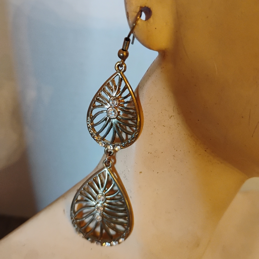 Silver Drop Pierce Earring Bundle - image 3